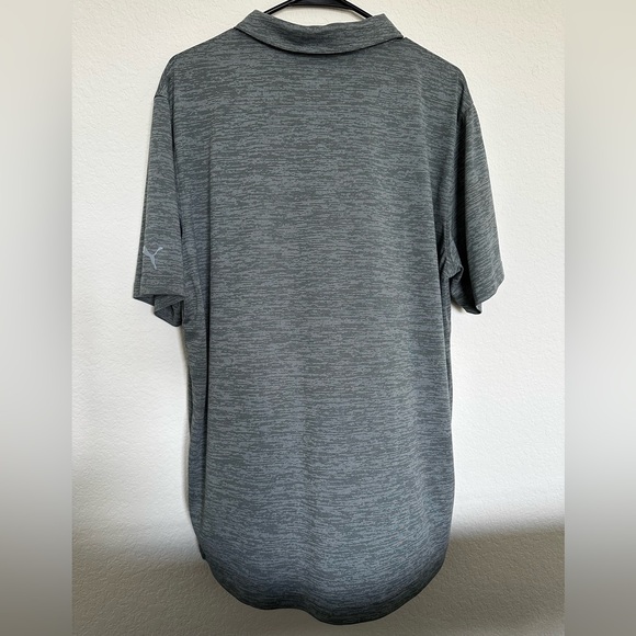 Puma Gray Performance Wounded Warrior Project Polo Shirt - Picture 2 of 6